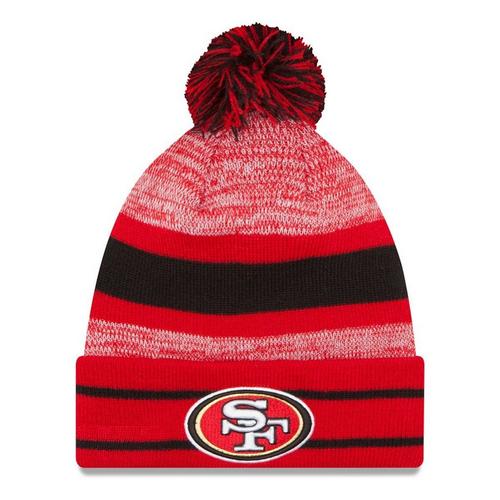 New Era San Francisco 49ers Cuff Pom Beanie - Primary Image