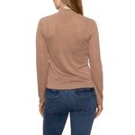 Women's Sanctuary Draped Long Sleeve Mock Neck Shirt - Thumbnail 3 of 4