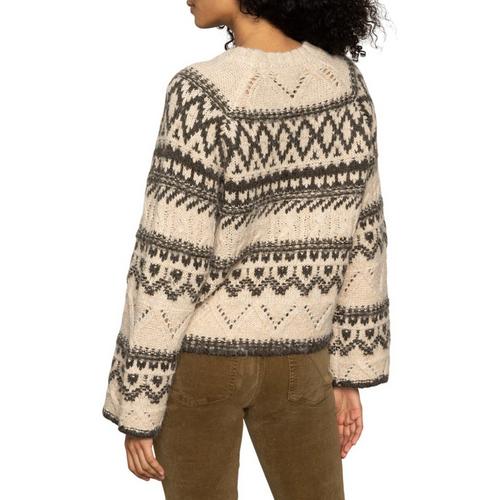 Women's Sanctuary Fairisle Pullover Sweater - Primary Image