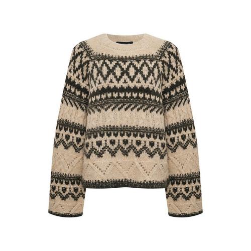Women's Sanctuary Fairisle Pullover Sweater - Primary Image