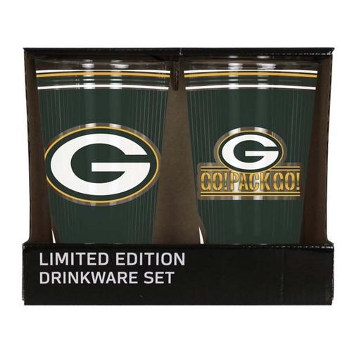 Great American Products Green Bay Packers Pint Glass Set - Primary Image
