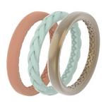 Women's Groove Life Women's Women's WoStackables Set Set Ring Set - Thumbnail 2 of 3
