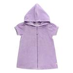 Toddler Girls' RuffleButts Terry Full-Zip Hoodie Swim Cover Up - Thumbnail 1 of 2