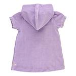 Toddler Girls' RuffleButts Terry Full-Zip Hoodie Swim Cover Up - Thumbnail 2 of 2