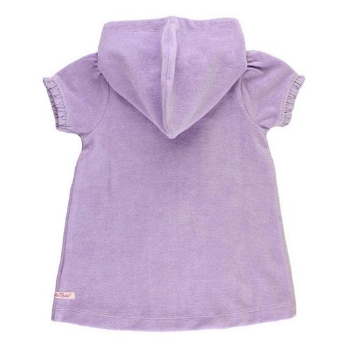 Toddler Girls' RuffleButts Terry Full-Zip Hoodie Swim Cover Up - Primary Image