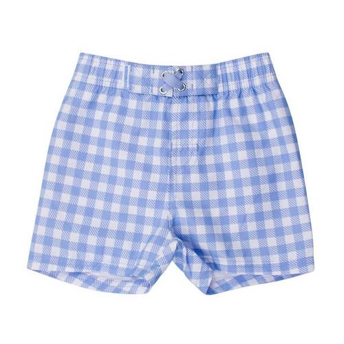 Baby Boys' RuggedButts Gingham Swim Trunks - Primary Image