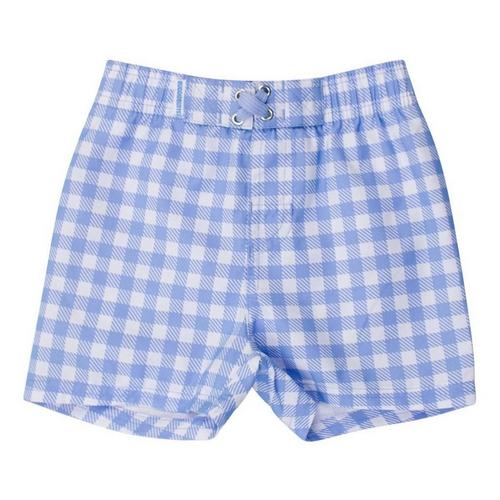Baby Boys' RuggedButts Gingham Swim Trunks - Primary Image