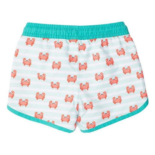 Toddler Boys' RuggedButts Crabby Cove Dolphin Hem Swim Trunks - Primary Image