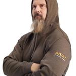 Men's Ariat Rebar Workman DuraCanvas Hoodie - Thumbnail 2 of 3