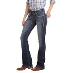 Women's Ariat Real Entwined Slim Fit Bootcut Long Jeans - Thumbnail 4 of 12