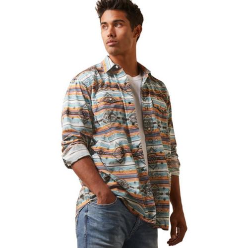 Men's Ariat Haldrich Retro Fit Long Sleeve Button Up Shirt - Primary Image