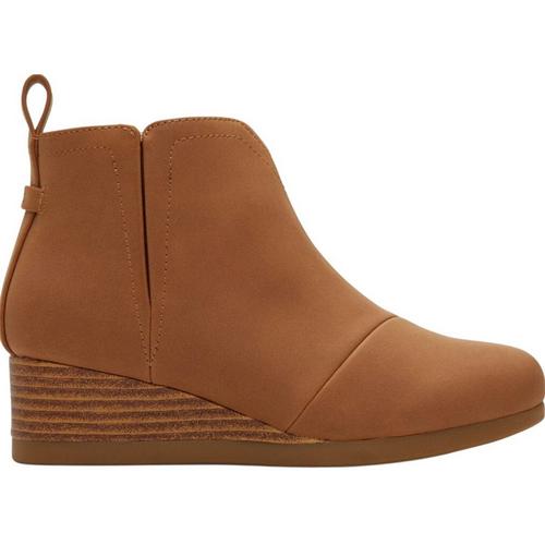 Big Girls' Toms Clare Wedge Dress Wedge Boots - Primary Image