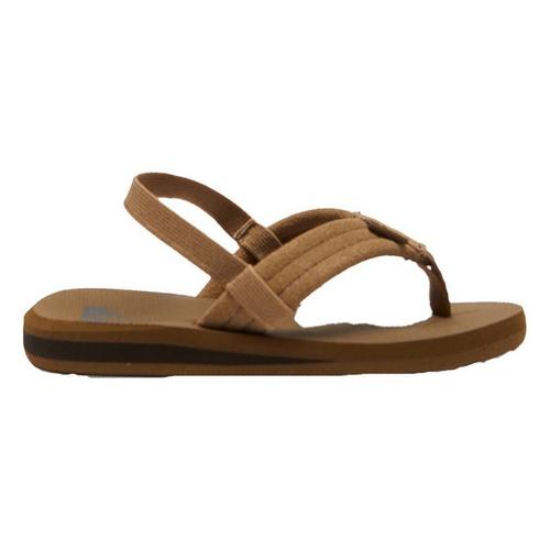 Toddler Boys' Quiksilver Carver Suede Flip Flop Sandals - Primary Image