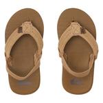 Toddler Boys' Quiksilver Carver Suede Flip Flop Sandals - Thumbnail 3 of 4