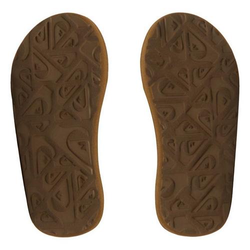 Toddler Boys' Quiksilver Carver Suede Flip Flop Sandals - Primary Image