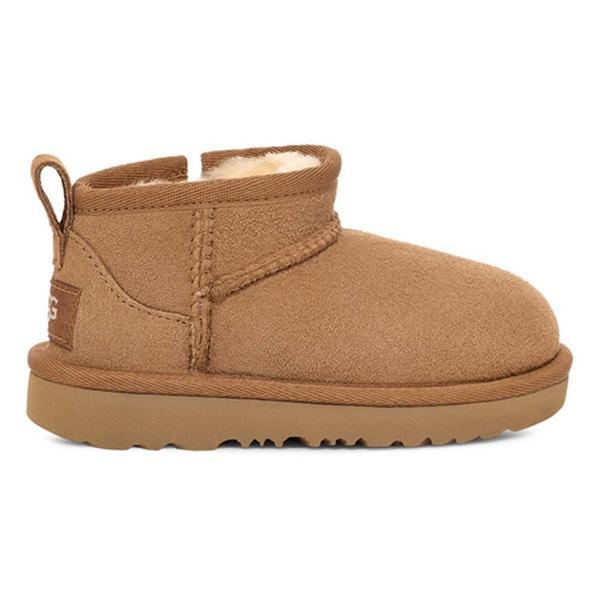 UGG Classic Ultra Mini Boots Toddler 12Y Chestnut