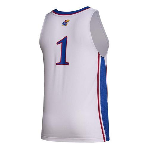 adidas Kansas Jayhawks Basketball Swingman #1 Jersey - Primary Image