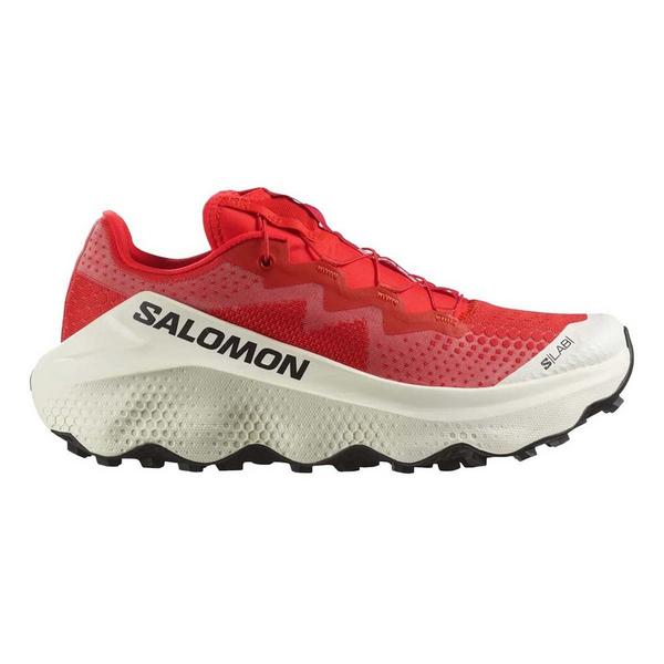 Men's Salomon S/LAB Ultra Glide Trail Running Shoes 10.5 Regular Red/Vanilla