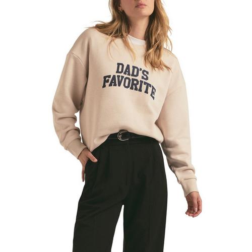 Women's Favorite Daughter Dad's Favorite Crewneck Sweatshirt - Primary Image