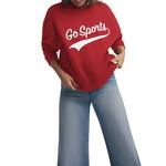 Women's Favorite Daughter Go Sports Crewneck Sweatshirt - Thumbnail 1 of 4