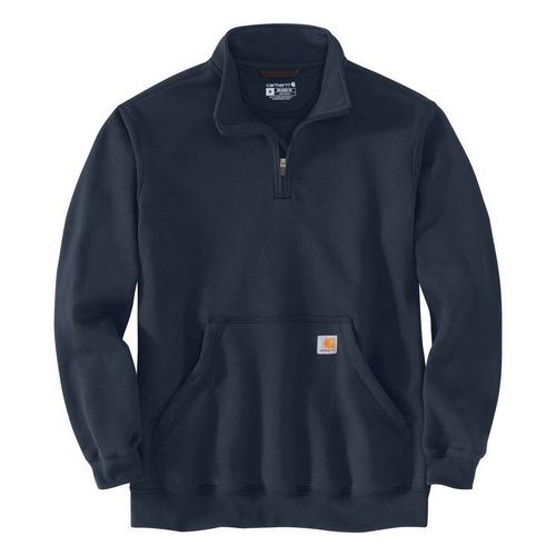 Men's Carhartt Loose Fit Midweight Mock-Neck 1/4 Zip Pullover - Primary Image