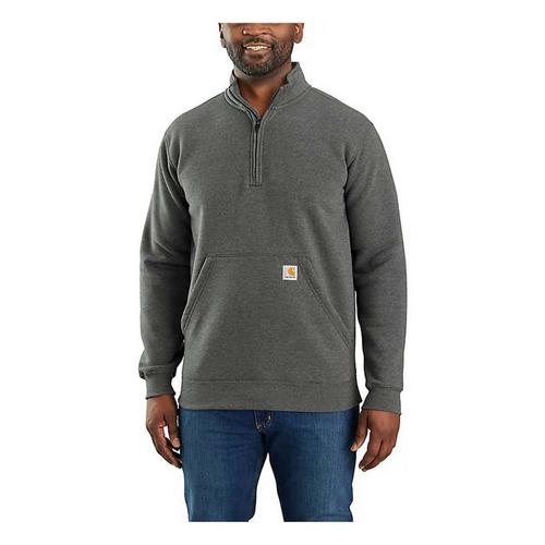 Men's Carhartt Loose Fit Midweight Mock-Neck 1/4 Zip Pullover - Primary Image
