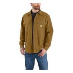 Men's Carhartt Rugged Flex Relaxed Fit Fleece-Lined Canvas Jacket - Thumbnail 1 of 3
