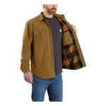 Men's Carhartt Rugged Flex Relaxed Fit Fleece-Lined Canvas Jacket - Thumbnail 2 of 3