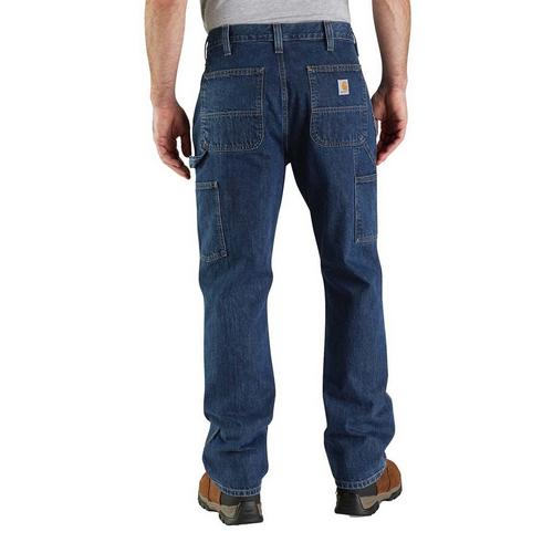 Men's Carhartt Straight Double-Front Dungaree Loose Fit Wide Leg Jeans - Primary Image