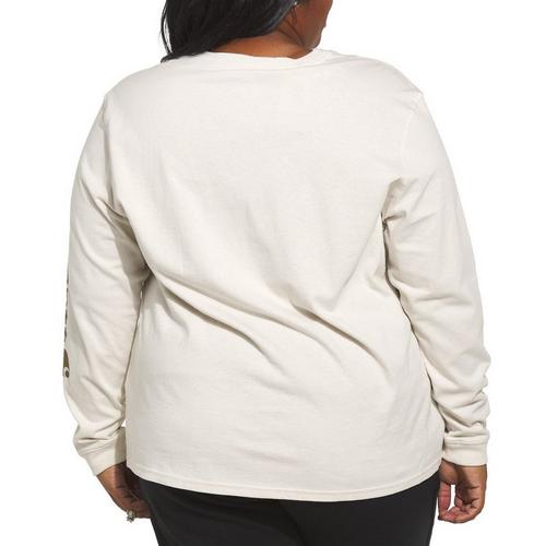Women's Carhartt WK231 Workwear Logo Long Sleeve T-Shirt - Primary Image