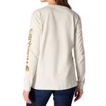 Women's Carhartt WK231 Workwear Logo Long Sleeve T-Shirt - Thumbnail 5 of 5
