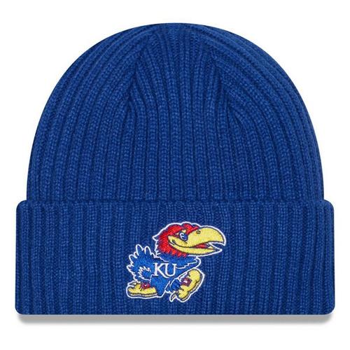 New Era Kids' Kansas Jayhawks Classic Knit Beanie - Primary Image