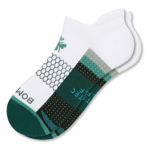 Men's Bombas Solid Contrast Toe Golf No Show Running Socks - Primary Image