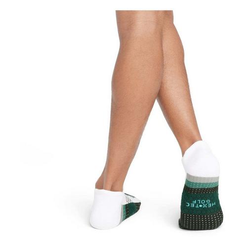 Men's Bombas Solid Contrast Toe Golf No Show Running Socks - Primary Image