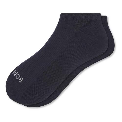 Men's Bombas Core Solid Modern Rib Ankle Socks - Primary Image