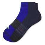 Bombas Solid Foot Bottom Stripe Performance Compression Ankle Socks - Thumbnail 1 of 4