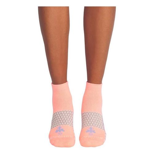 Bombas Solid Foot Bottom Stripe Performance Compression Ankle Socks - Primary Image