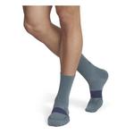 Bombas Solid Toe Border Half Crew Running Socks - Thumbnail 2 of 4