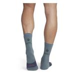 Bombas Solid Toe Border Half Crew Running Socks - Thumbnail 3 of 4
