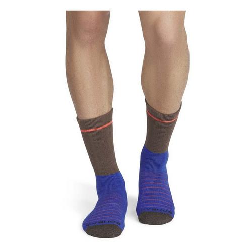 Men's Bombas Solid Colorblock Marl Toe Crew Hiking Socks - Primary Image