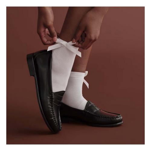 Women's Bombas Solid Side Bow Heavy Cushion Mid Calf Socks - Primary Image