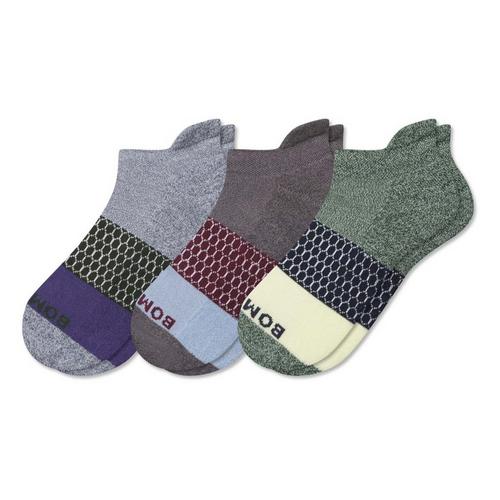 Bombas Tri-Block Medium Cushion 3 Pack Ankle Tab Socks