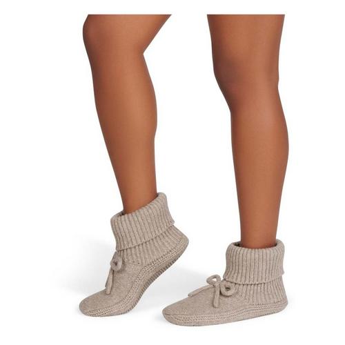 Women's Bombas Bow Gripper Bootie Slipper Socks - Primary Image
