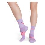 Women's Bombas Solid Diagonal Arch Stripe Mid Calf Running Socks - Thumbnail 2 of 3