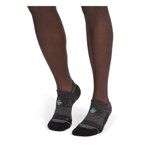 Men's Bombas Marl Striped Merino Blend Performance Ankle Socks - Primary Image