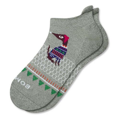 Women's Bombas Marl Fancy Dog Fairisle Ankle Socks