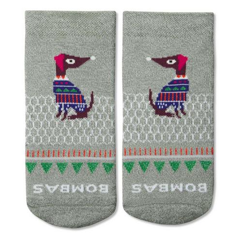 Women's Bombas Marl Fancy Dog Fairisle Ankle Socks