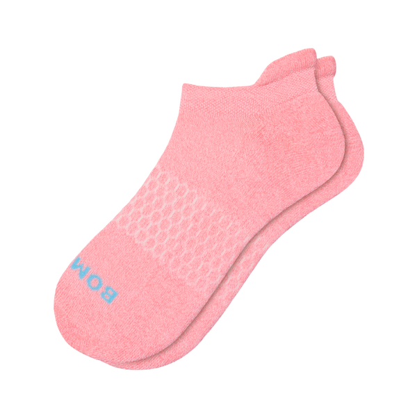 Women's Bombas Marl Ankle Socks Small Reef Pink