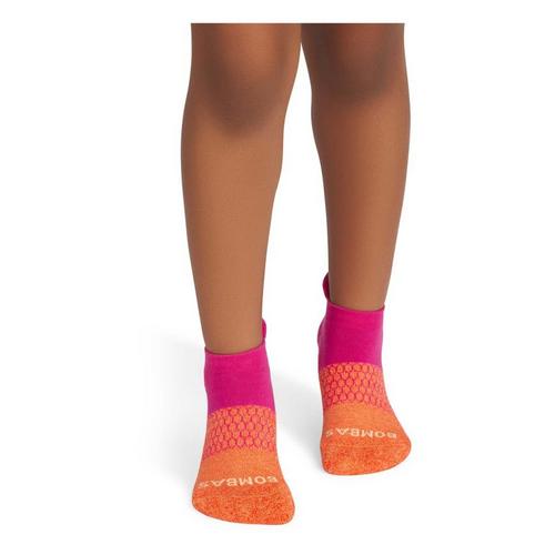 Youth Bombas Marl Toe Block Ankle Socks - Primary Image
