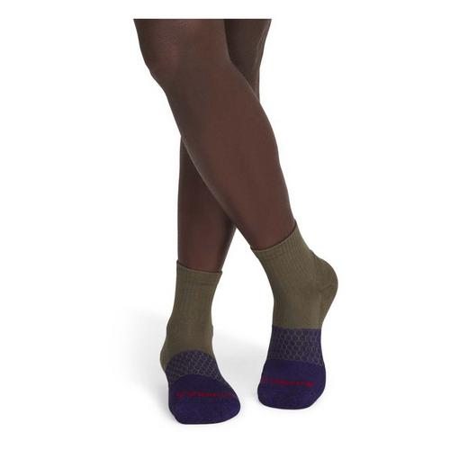 Bombas Marl Toe Block Quarter Socks - Primary Image